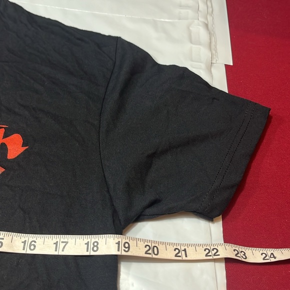 SEETHER black T Shirt BRUISED and BLOODIED Viking smoking zombie BIG graphics, M - Picture 6 of 11